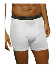Authentic Men's White Boxer Briefs 3Pk