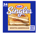 Kraft Singles White American 24ct