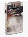 Sangean SR-35CL AM/FM Pocket Radio Clear (earbuds included) (uses 2 AA batteries)