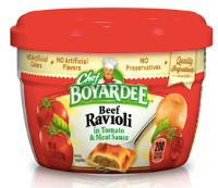 Chef Boyardee Beef Ravioli