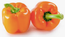 Orange Peppers 3ct