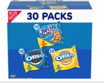 Chips Ahoy, Oreo, 30 Pk