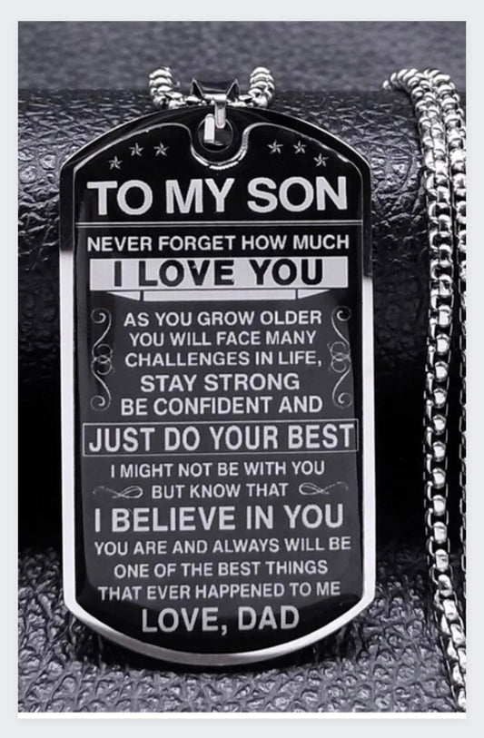To My Son Chain