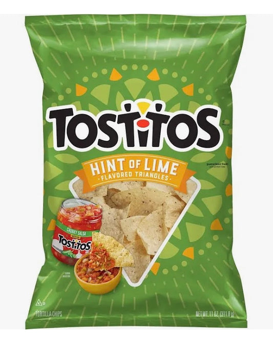 Tostitos Hint Of Lime Tortilla Chips