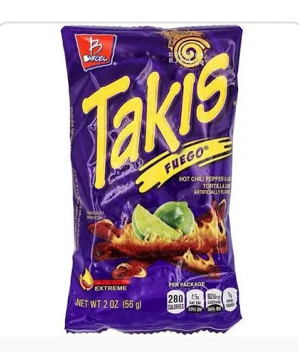 Takis Fuego Hot Chili Pepper Lime Rolled Tortilla