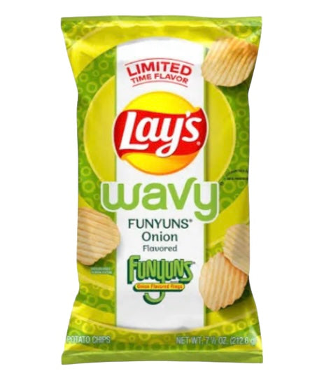 Lay's Wavy Funyuns' Onion Flavor Chips