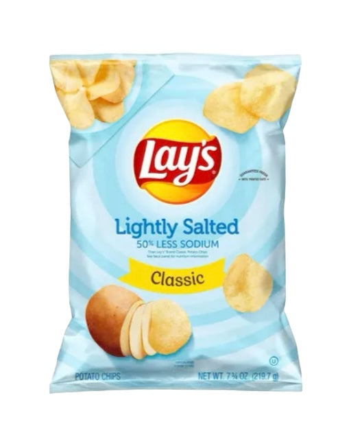 Lay's Lightly Salted 50% Less Sodium Chips