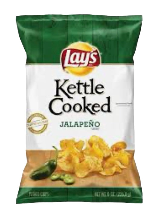 Lay's Kettle Cooked Jalapeno Chips