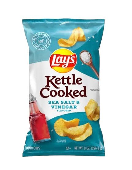 Lay's Kettle Cooked Sea Salt Vinegar Chips