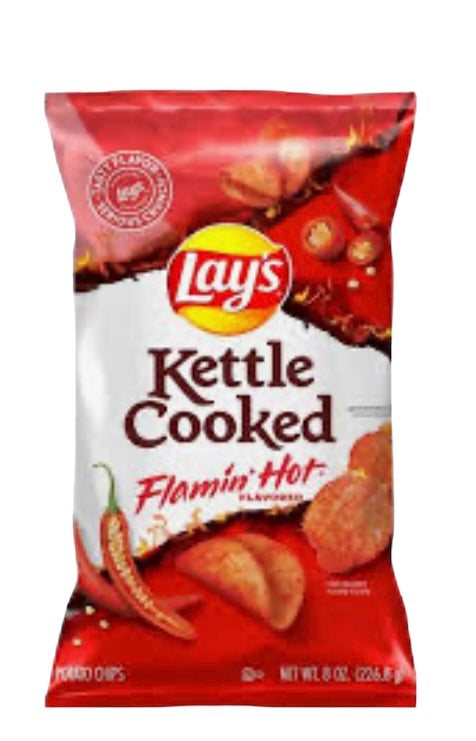 Lay's Kettle Cooked Flamin Hot Chips