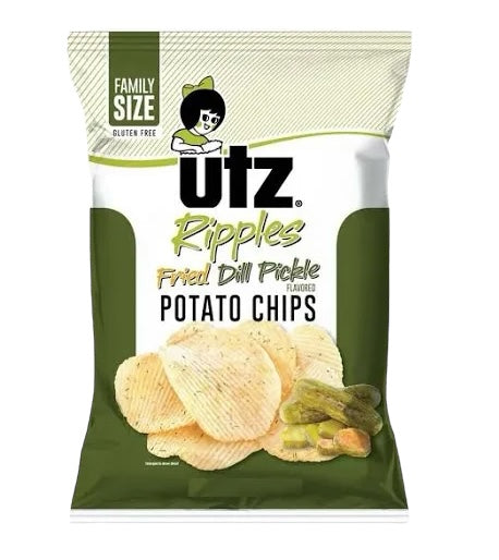 Utz Ripples Dill Pickle Flavor Chips