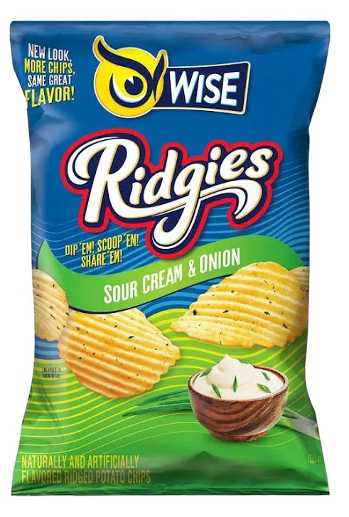 Wise Ridges Sour Cream & Onion