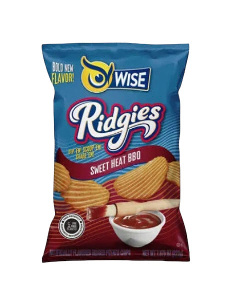 Wise Ridges Sweet Heat BBQ Chips