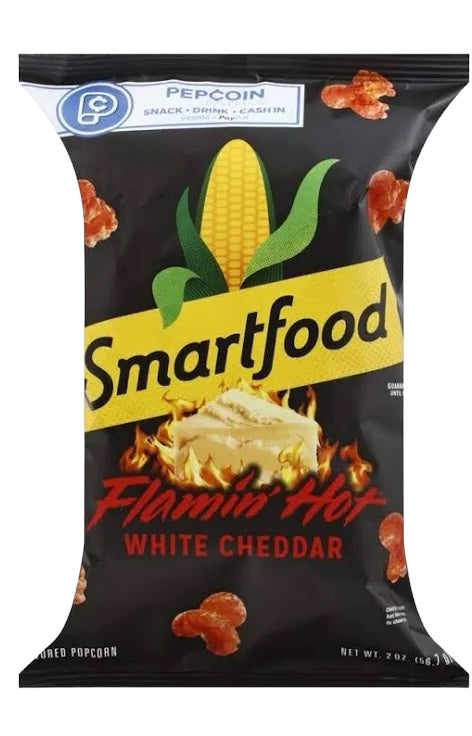 Smartfood Cheddar Flamin Hot Popcorn