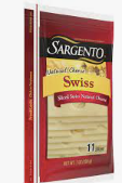 Swiss Cheese Sliced