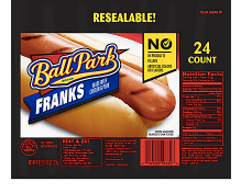 BallPark Franks Hot Dogs 24ct 45oz