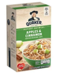 Quaker Apple & Cinnamon Instant Oatmeal 10ct