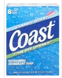 Coast Soap Bar 8 Pk