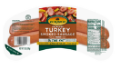 Eckrich Turkey Sausage Skinless Naturally Hardwood Smoked 1/2 Fat 2ct 12oz