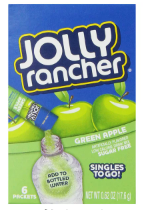 Jolly Rancher Green Apple Drink Mix 6ct