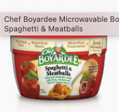 Chef Boyardee Spaghetti and Meatballs