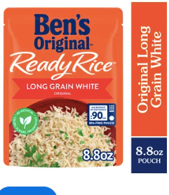 Ben's Ready Rice Long Grain White Pouch