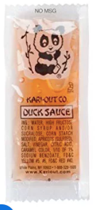 Duck Sauce Packet 10ct