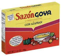 Sazon Goya Con Azafran