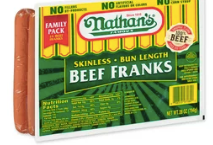 Nathan's Beef Franks 8ct